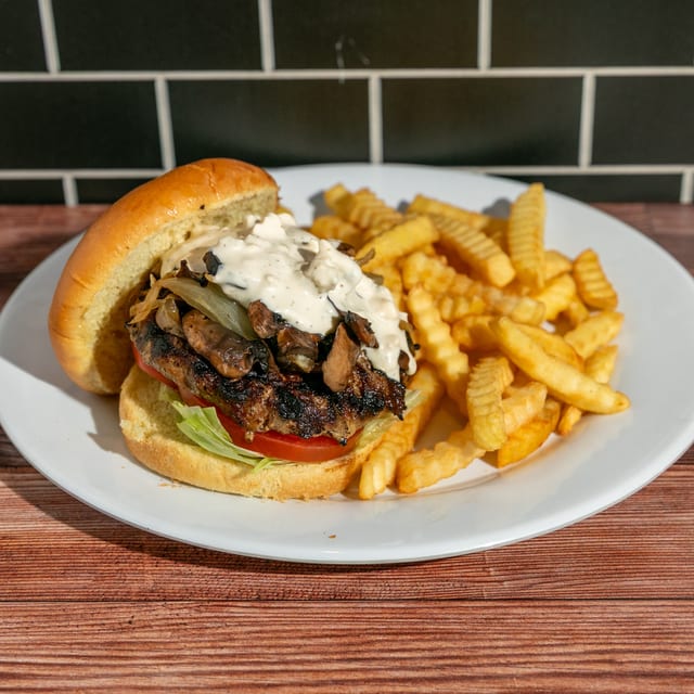 Bleu Cheeseburger.