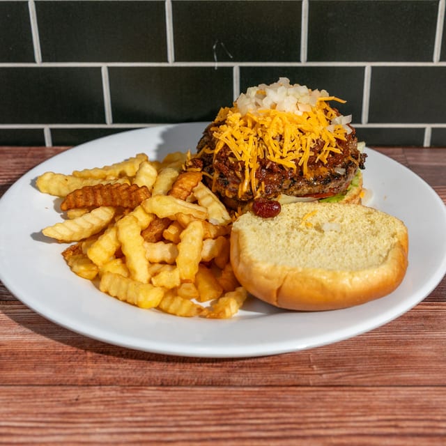 Chili Cheddar Burger.