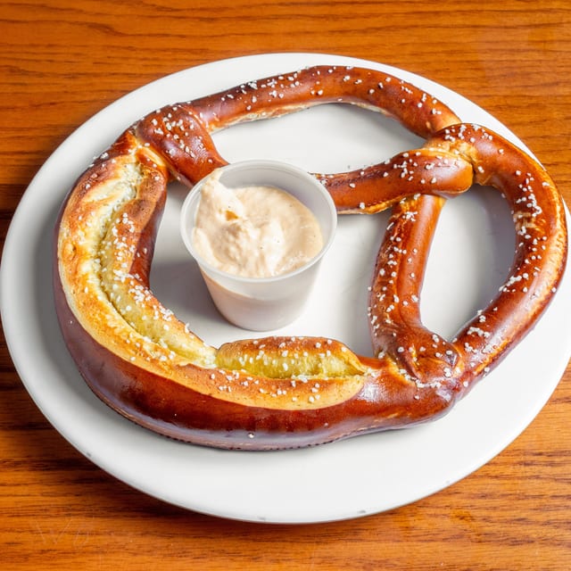 Salted Bavarian Pretzel.